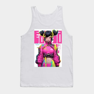 BONE PULVERIZER JURI HAN - STREET FIGHTER | Arcade Game Cute Gamer Girl Anime Manga Pop Art | PROUD OTAKU Tank Top